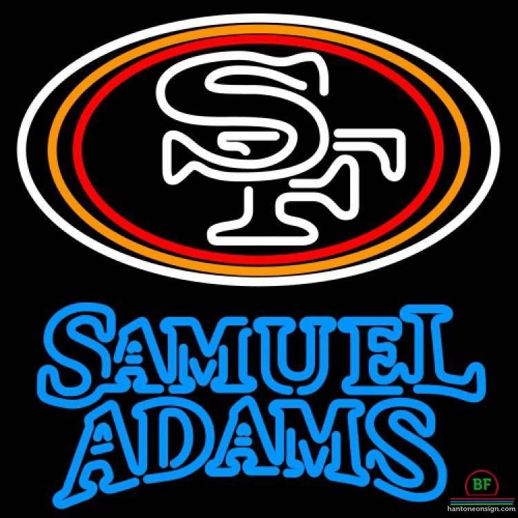 Custom Samuel Adams San Francisco 49ers Neon Sign NFL Teams Neon Light