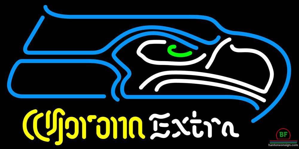 Custom Corona Extra Seattle Seahawks Neon Sign NFL Teams Neon Light