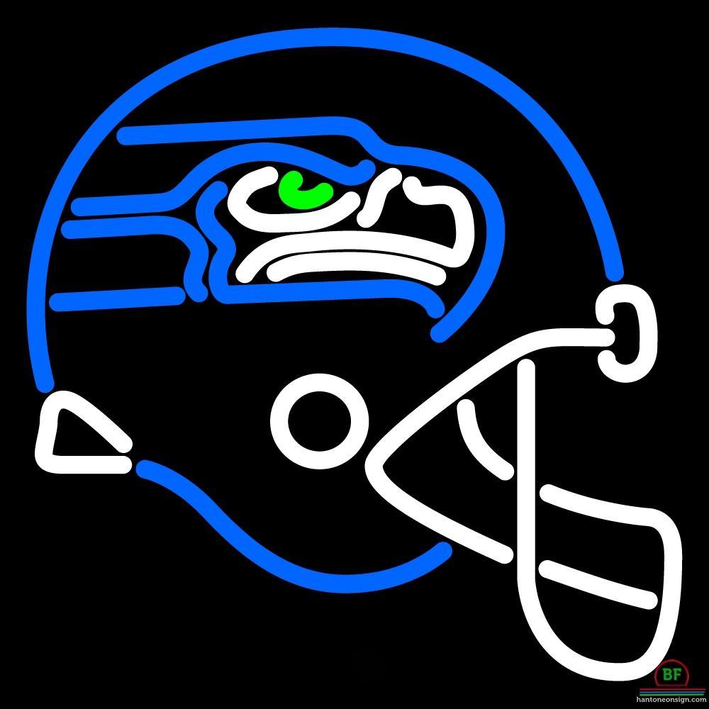 Custom Seattle Seahawks Helmet Neon Sign NFL Teams Neon Light