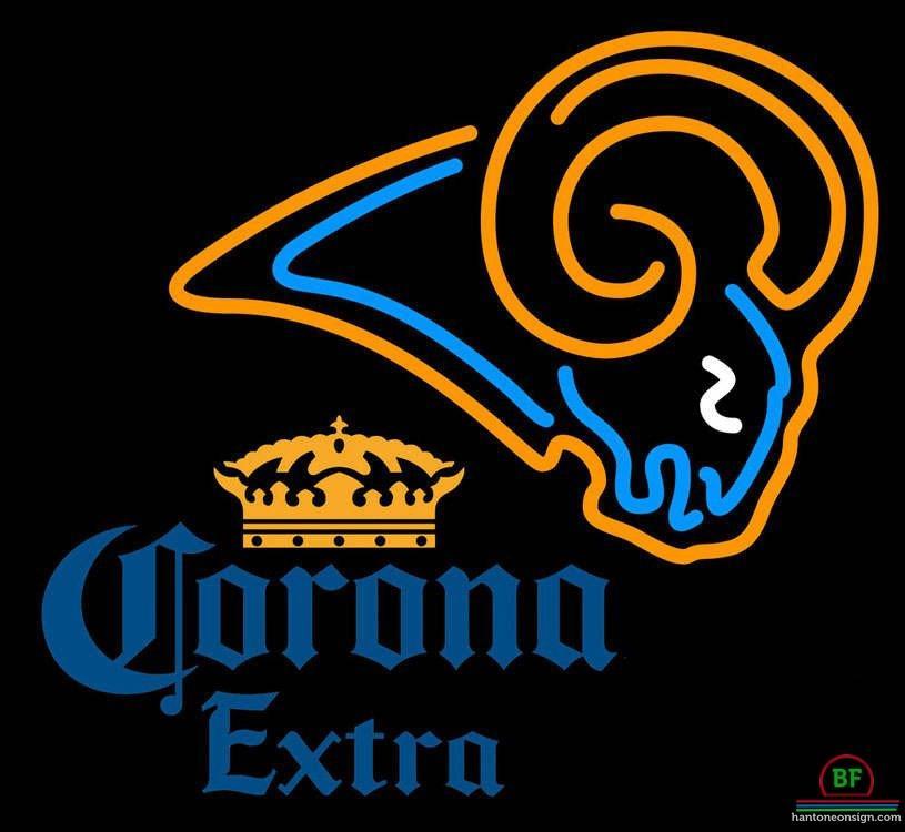 Custom Corona Extra St Louis Rams Neon Sign NFL Teams Neon Light