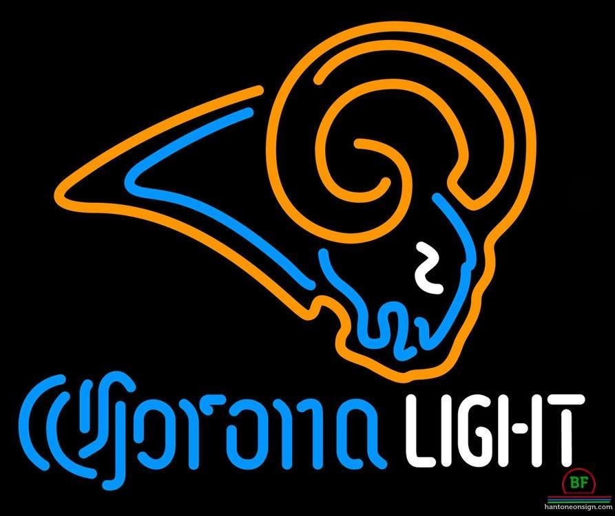 Custom Corona Light St Louis Rams Neon Sign NFL Teams Neon Light