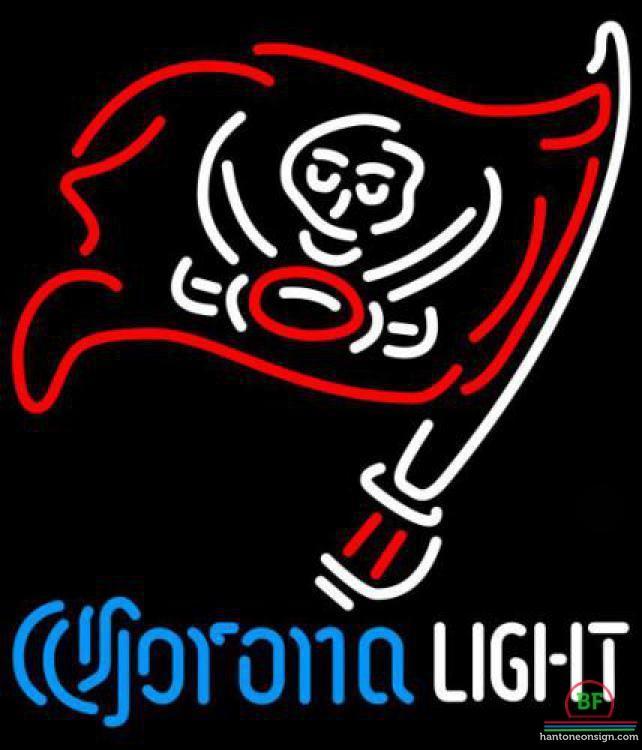 Custom Corona Light Tampa Bay Buccaneers Neon Sign NFL Teams Neon Light