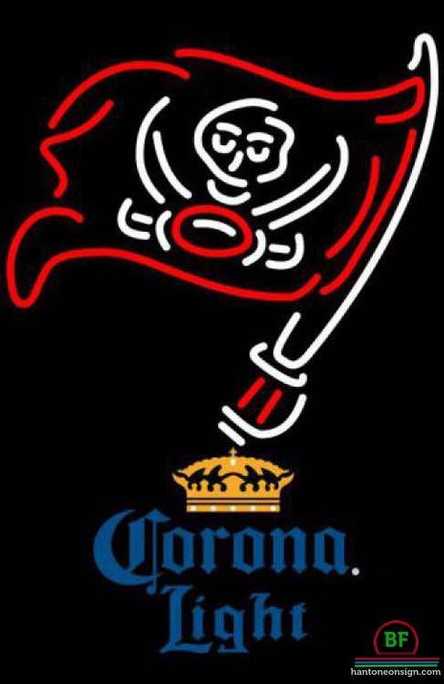 Custom Corona Light Tampa Bay Buccaneers Neon Sign NFL Teams Neon Light