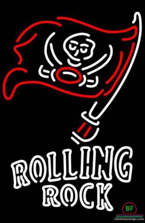 Custom Rolling Rock Tampa Bay Buccaneers Neon Sign NFL Teams Neon Light