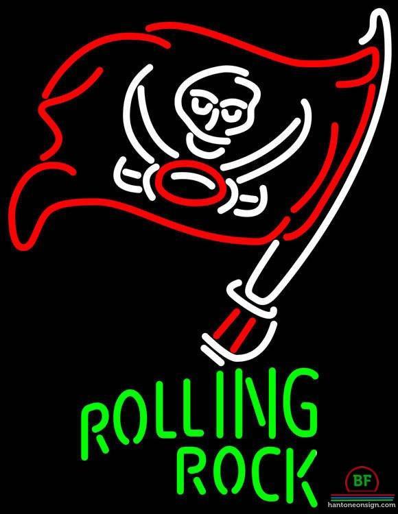 Custom Rolling Rock Tampa Bay Buccaneers Neon Sign NFL Teams Neon Light