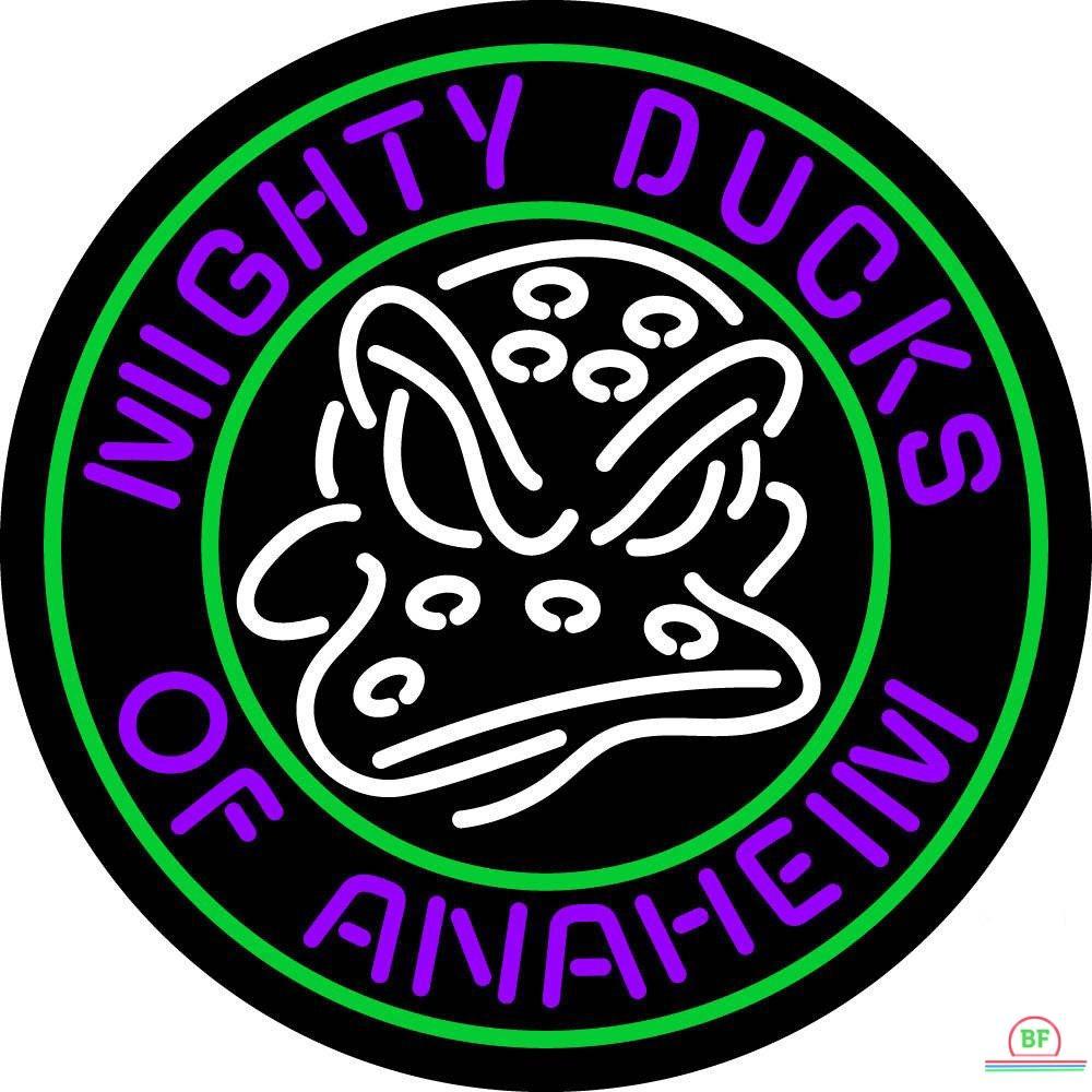 Custom Anaheim Ducks Neon Sign NHL Teams Neon Light
