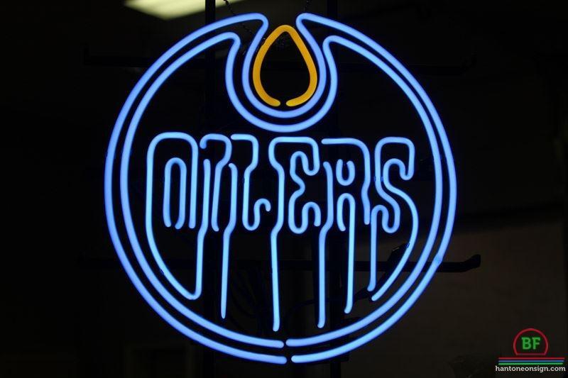 Custom Edmonton Oilers Neon Sign NHL Teams Neon Light