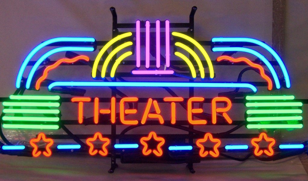Custom Theater Neon Sign Real Neon Light