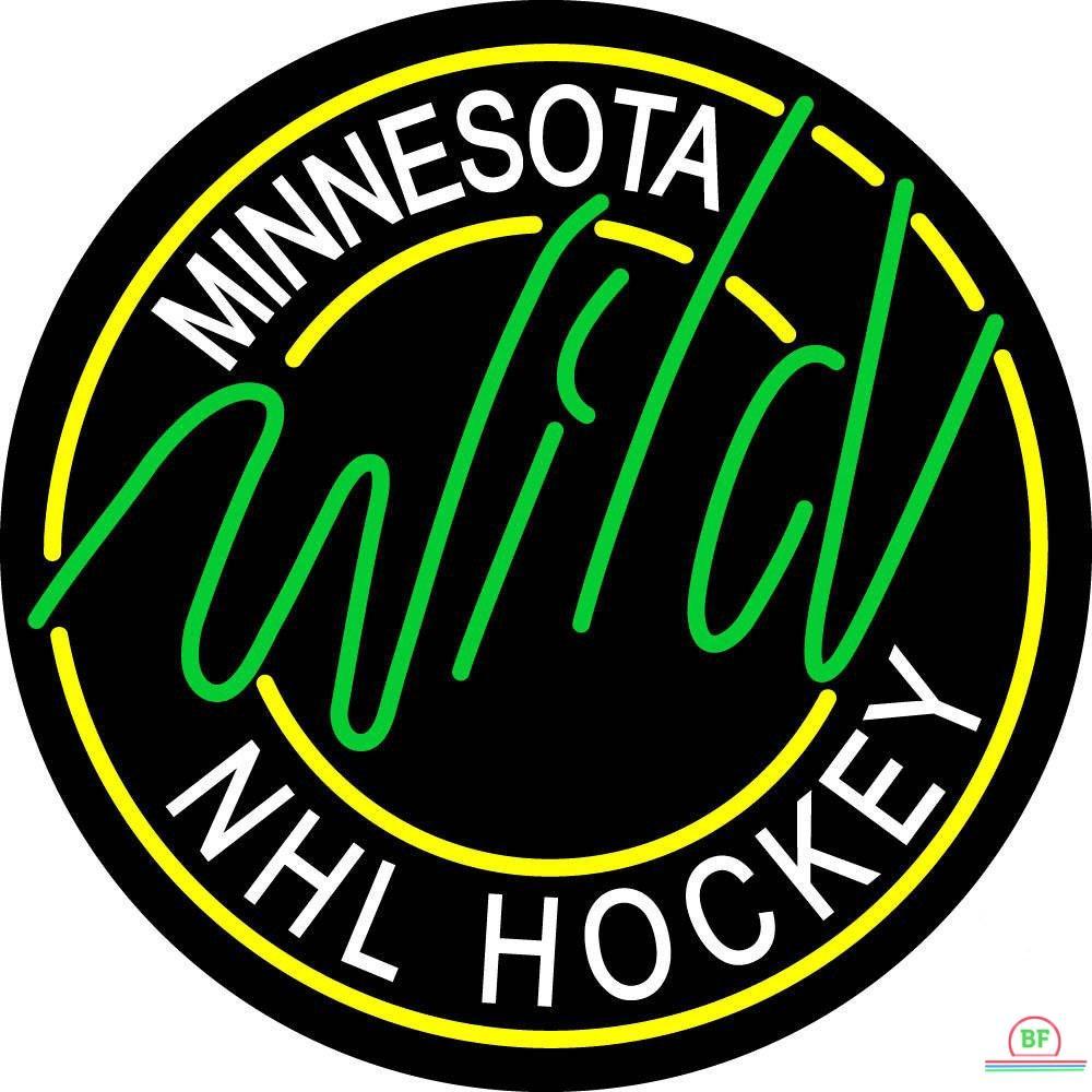 Custom Minnesota Wild Neon Sign NHL Teams Neon Light