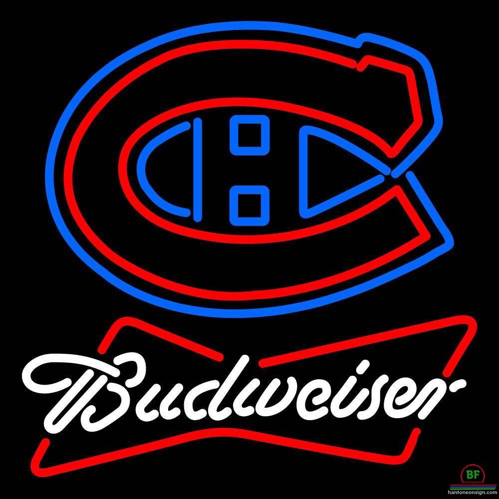 Custom Budweiser Montreal Canadiens Neon Sign NHL Teams Neon Light