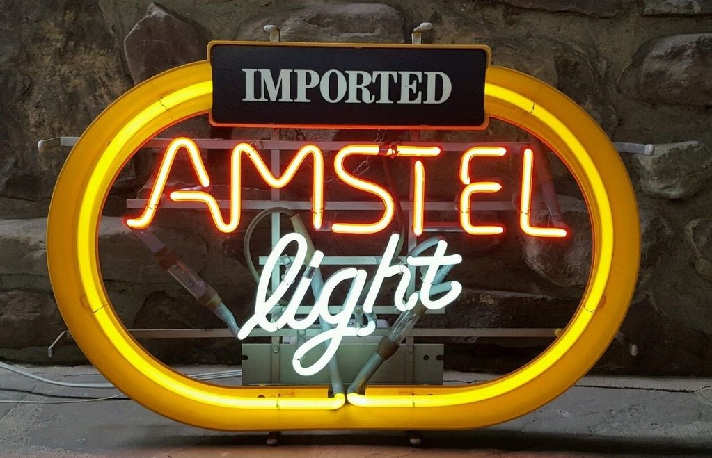 Custom Amstel Light Beer Neon Sign