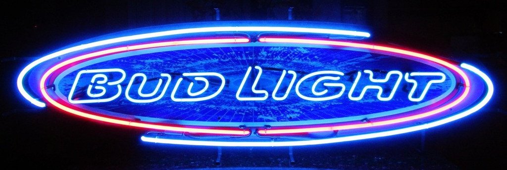 Custom Bud Light Beer Neon Sign