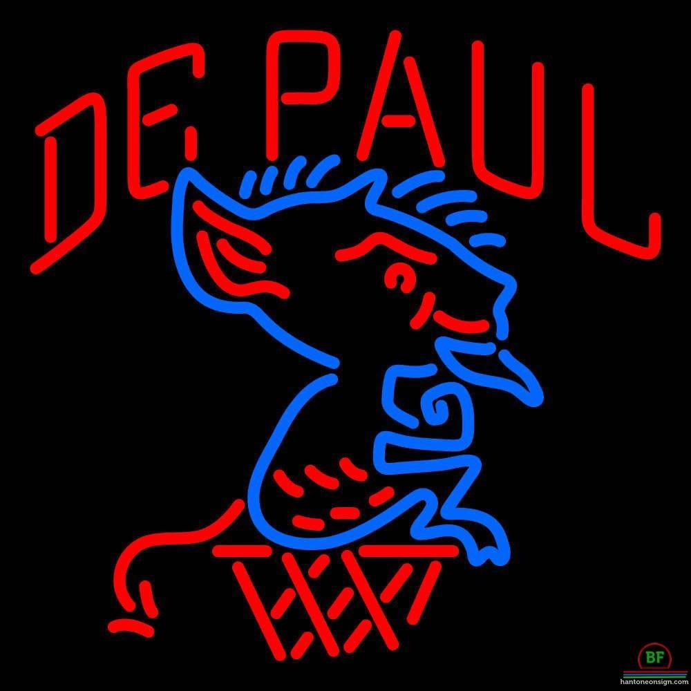 Custom Depaul Blue Demons Neon Sign NCAA Teams Neon Light