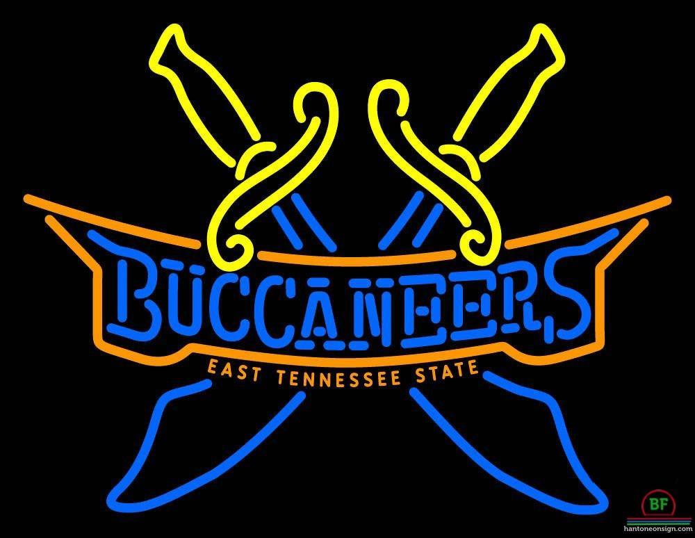 Custom East Tennessee State Buccaneers Neon Sign NCAA Teams Neon Light