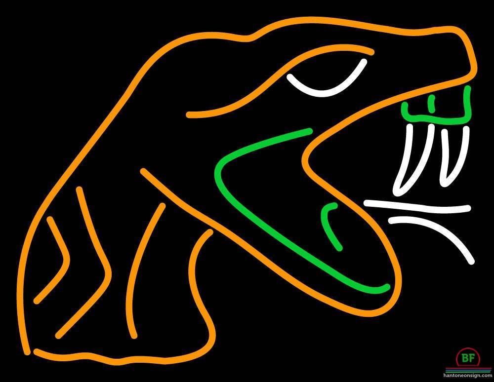 Custom Florida A And M Rattlers Neon Sign NCAA Teams Neon Light