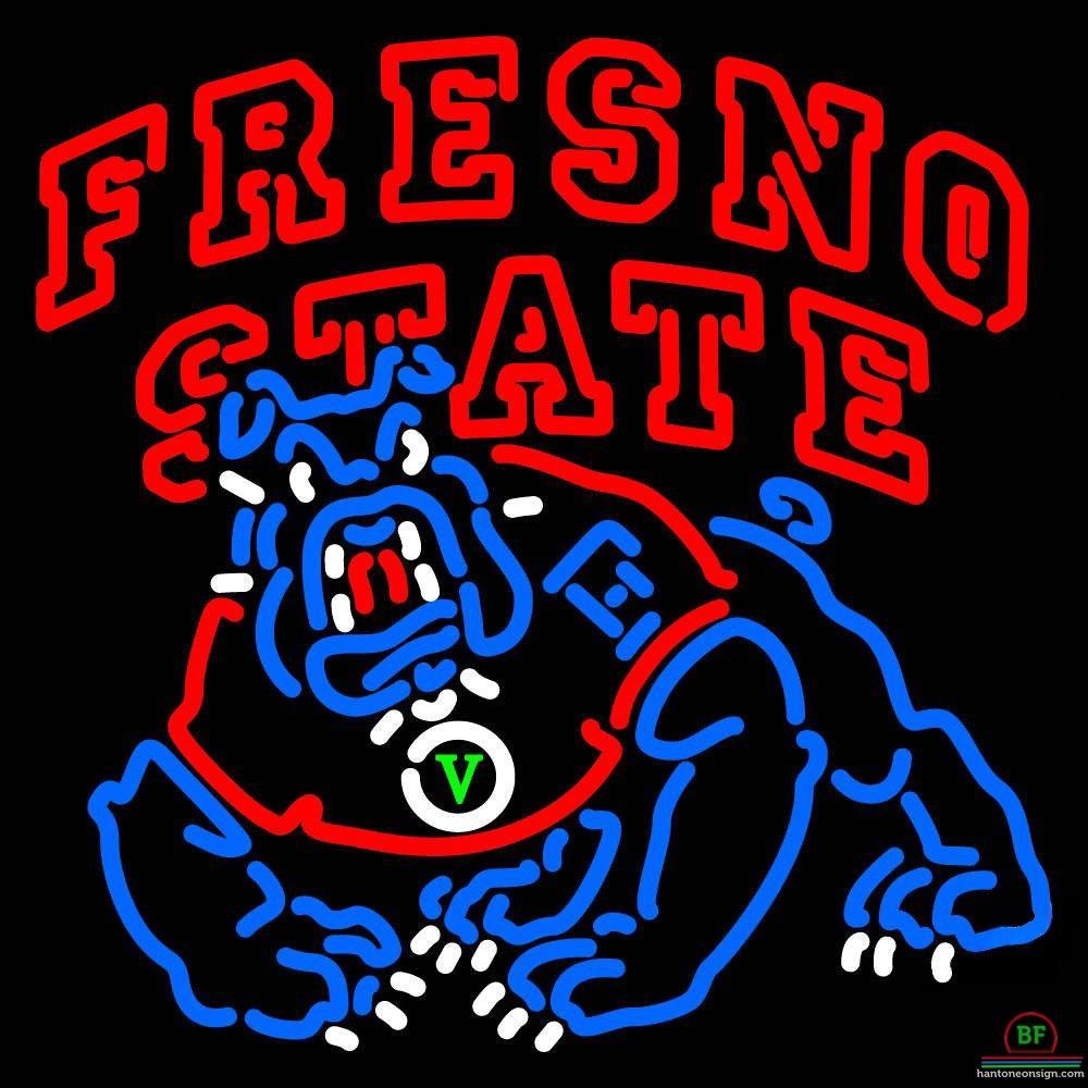 Custom Fresno State Bulldogs Neon Sign NCAA Teams Neon Light