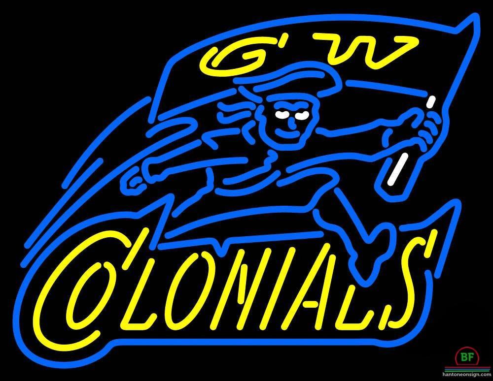 Custom George Washington Colonials Neon Sign NCAA Teams Neon Light