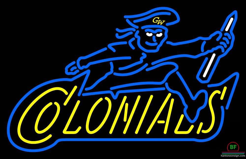 Custom George Washington Colonials Neon Sign NCAA Teams Neon Light