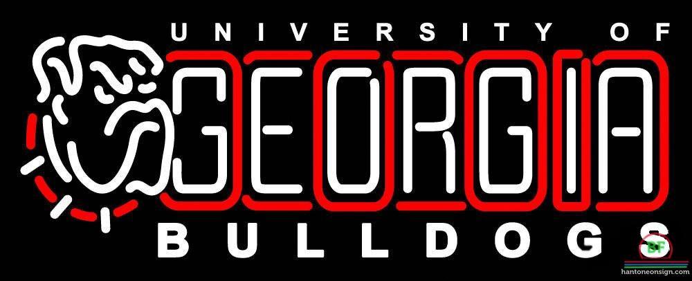 Custom Georgia Bulldogs Neon Sign NCAA Teams Neon Light