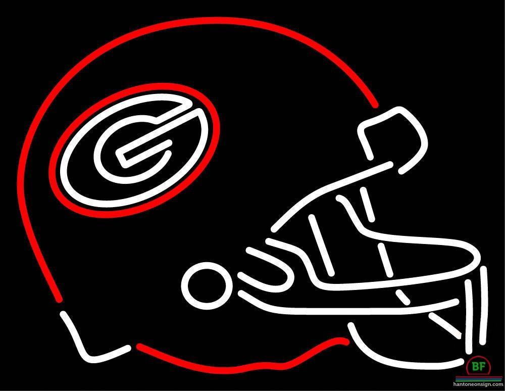 Custom Georgia Bulldogs Helmet Neon Sign NCAA Teams Neon Light