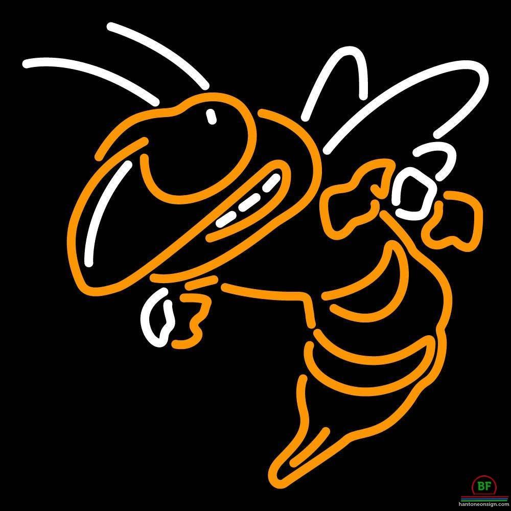 Custom Georgia Tech Yellow Jackets Neon Sign NCAA Teams Neon Light