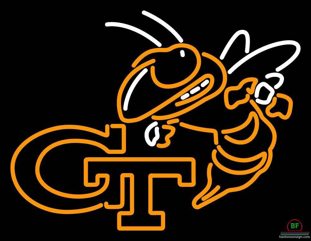 Custom Georgia Tech Yellow Jackets Neon Sign NCAA Teams Neon Light