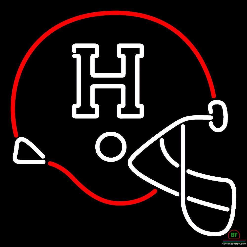 Custom Harvard Crimson Helmet Neon Sign NCAA Teams Neon Light