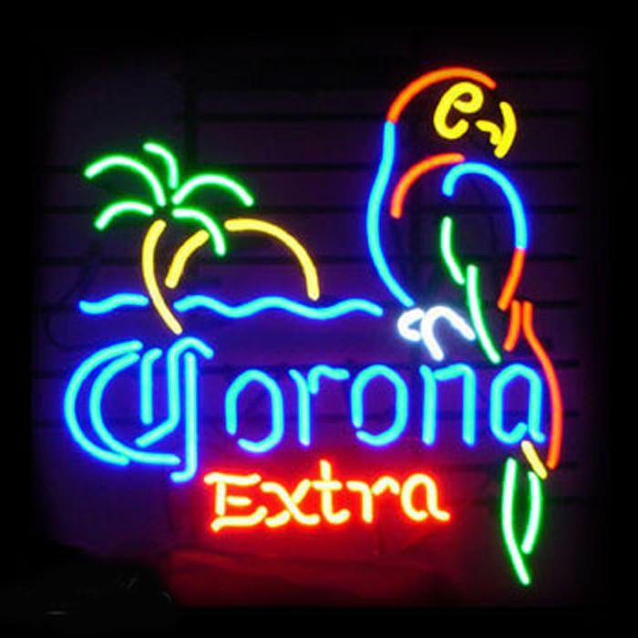 Custom Corona Extra Parrot Beer Neon Sign