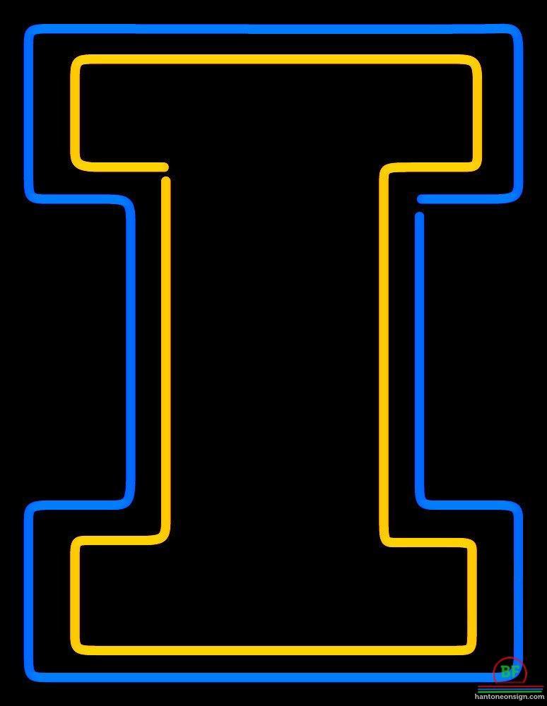 Custom Illinois Fighting Illini Neon Sign NCAA Teams Neon Light