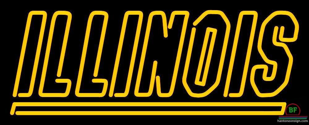 Custom Illinois Fighting Illini Neon Sign NCAA Teams Neon Light