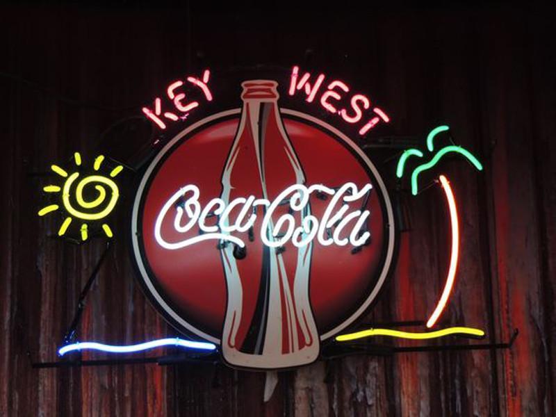 Custom Coca Cola Ky West Neon Sign
