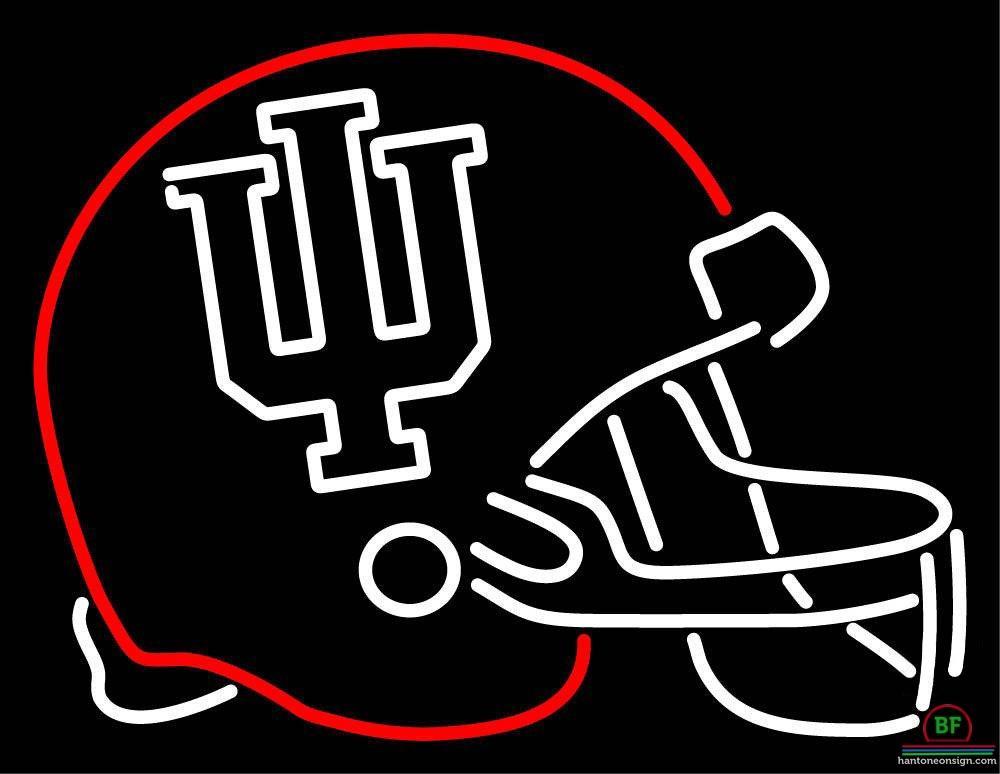 Custom Indiana Hoosiers Helmet Neon Sign NCAA Teams Neon Light