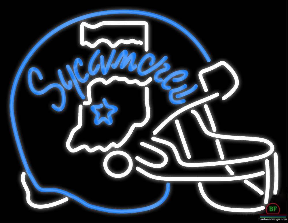 Custom Indiana State Sycamores Helmet Neon Sign NCAA Teams Neon Light