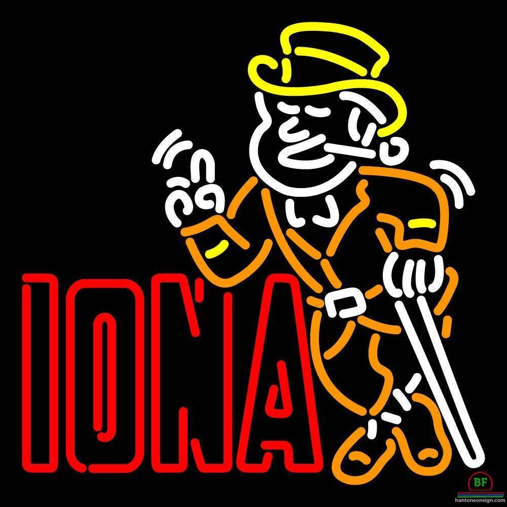 Custom Iona Gaels Neon Sign NCAA Teams Neon Light