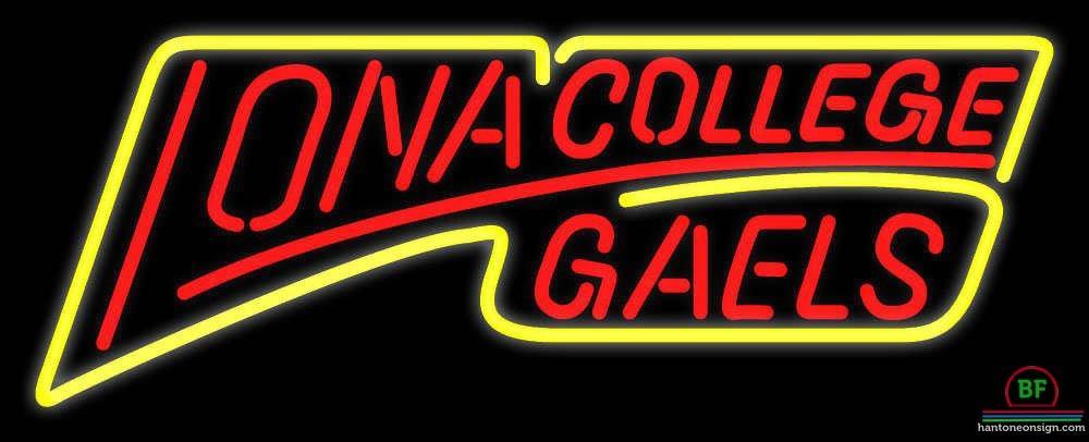 Custom Iona Gaels Neon Sign NCAA Teams Neon Light