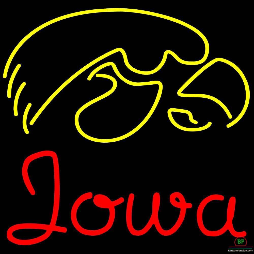 Custom Iowa Hawkeyes Neon Sign NCAA Teams Neon Light