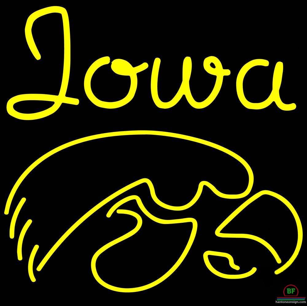 Custom Iowa Hawkeyes Neon Sign NCAA Teams Neon Light