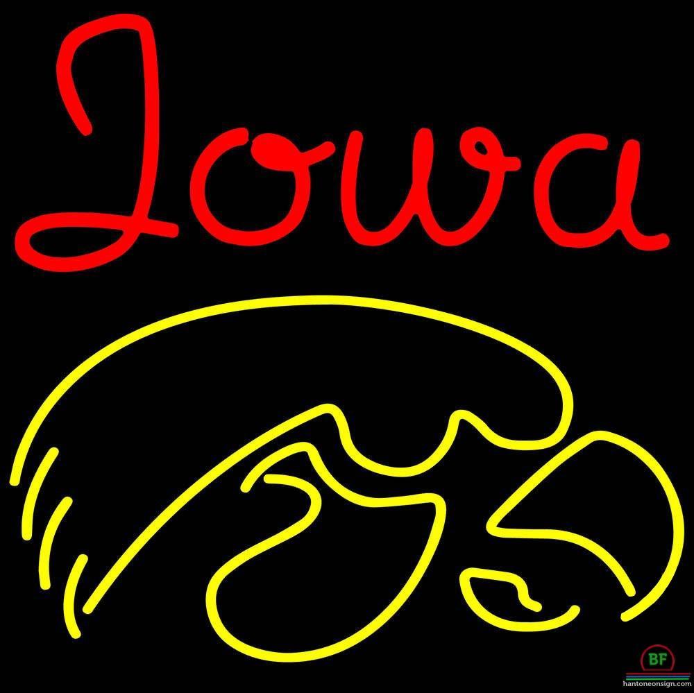 Custom Iowa Hawkeyes Neon Sign NCAA Teams Neon Light