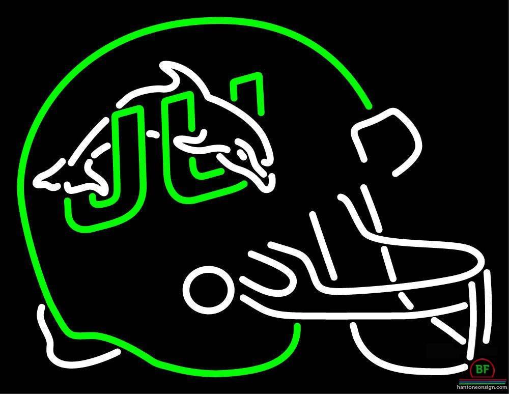 Custom Jacksonville Dolphins Helmet Neon Sign NCAA Teams Neon Light