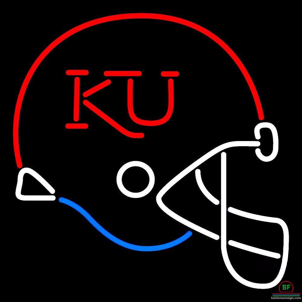 Custom Kansas Jayhawks Helmet Neon Sign NCAA Teams Neon Light
