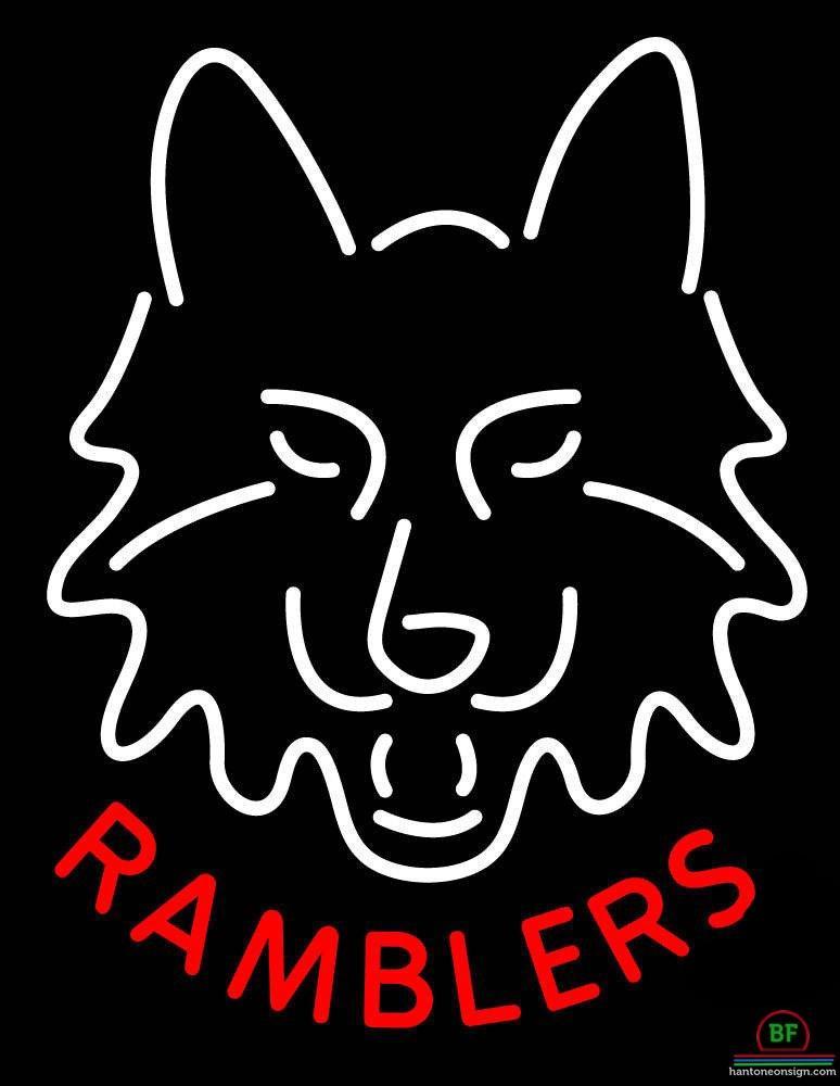 Custom Loyola Ramblers Neon Sign NCAA Teams Neon Light