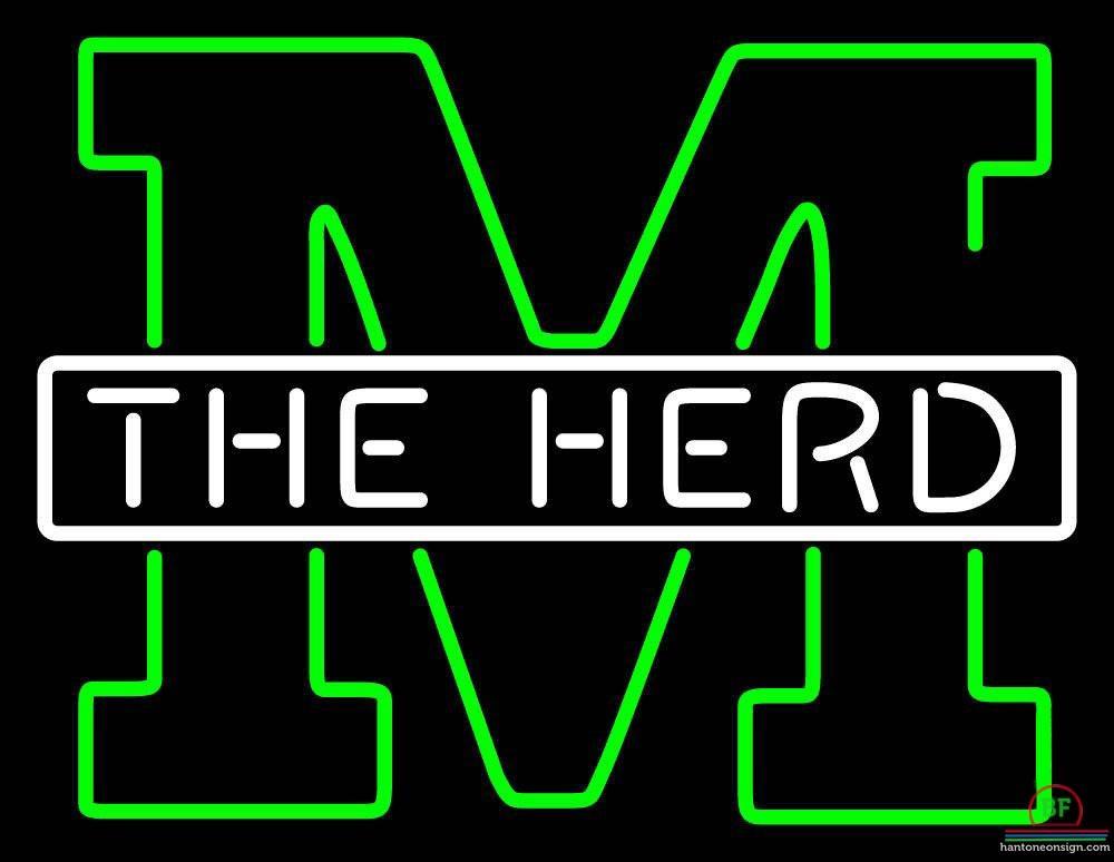 Custom Marshall Thundering Herd Neon Sign NCAA Teams Neon Light
