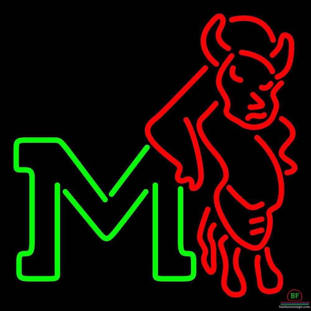 Custom Marshall Thundering Herd Neon Sign NCAA Teams Neon Light