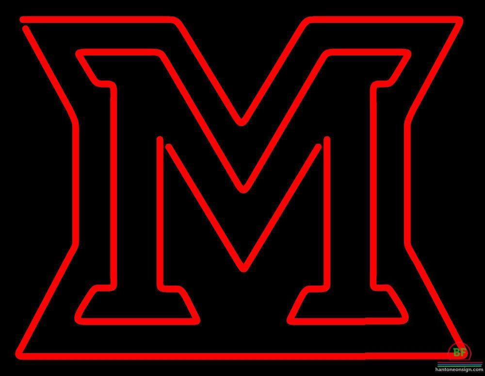 Custom Miami Ohio Redhawks Neon Sign NCAA Teams Neon Light
