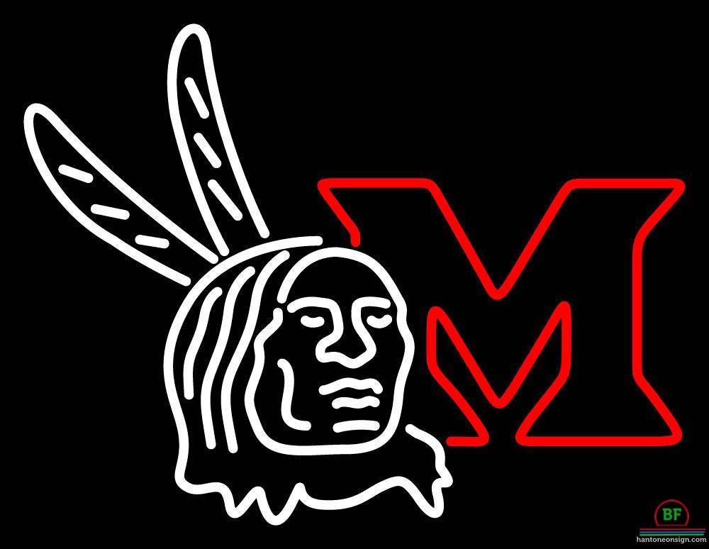 Custom Miami Ohio Redhawks Neon Sign NCAA Teams Neon Light