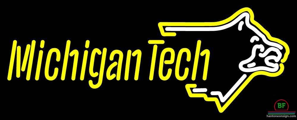 Custom Michigan Tech Huskies Neon Sign NCAA Teams Neon Light