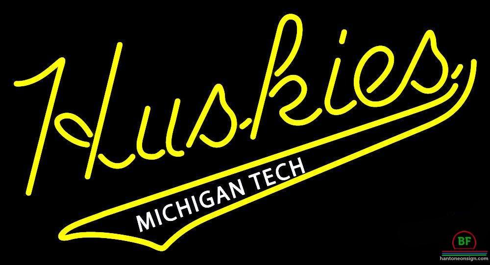 Custom Michigan Tech Huskies Neon Sign NCAA Teams Neon Light
