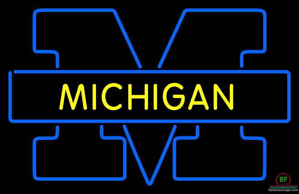 Custom Michigan Wolverines Neon Sign NCAA Teams Neon Light