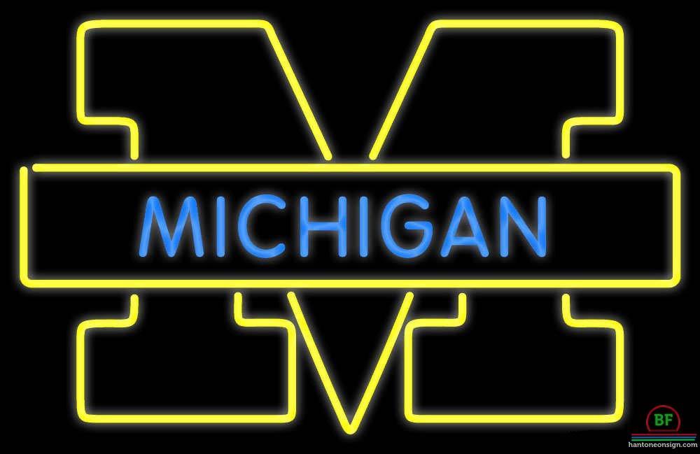 Custom Michigan Wolverines Neon Sign NCAA Teams Neon Light