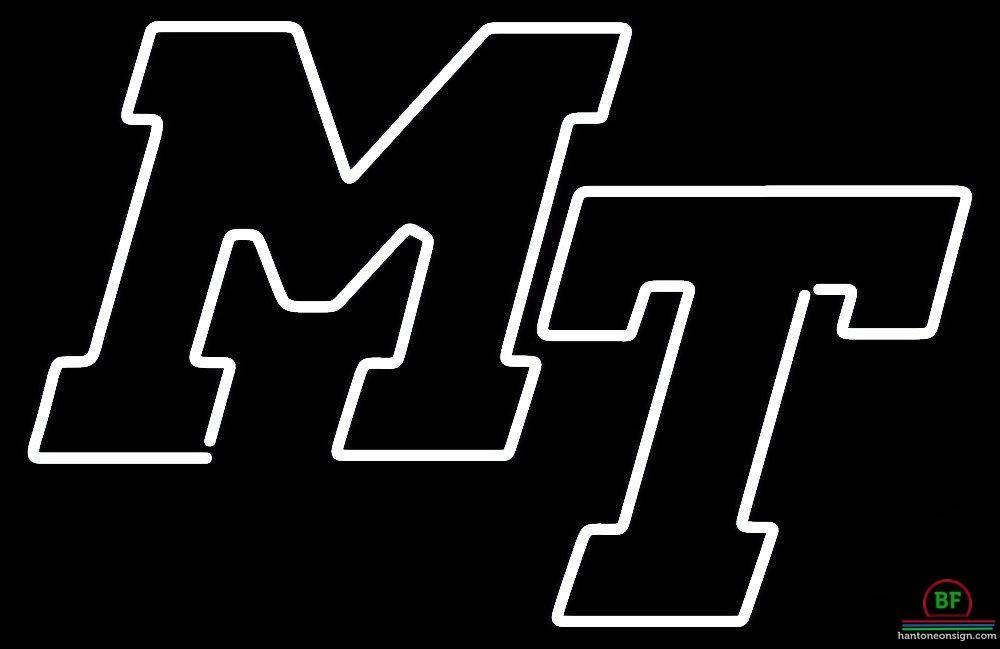 Custom Middle Tennessee Blue Raiders Neon Sign NCAA Teams Neon Light
